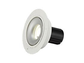 DM201122  Bolor T 10 Tridonic Powered 10W 4000K 810lm 36° CRI>90 LED Engine White/Silver Trimless Fixed Recessed Spotlight, IP20